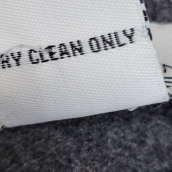 Magaschoni 100% Cashmere Sweater Womens Small Good Vibes Charcoal Gray Luxury - Picture 5 of 8